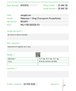 Melanotan I – 10mg for sale online