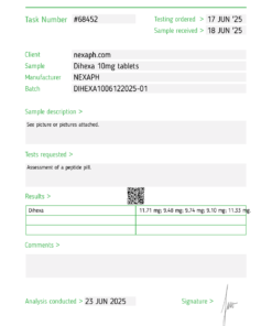 where to buy Dihexa 10mg in USA by NEXAPH