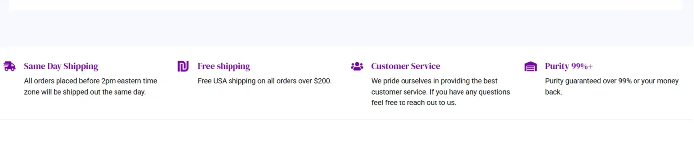 Certificates of analysis