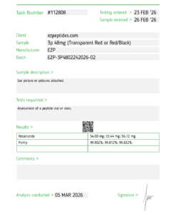 EZP-3P 48mg – (10 vials/Kit)