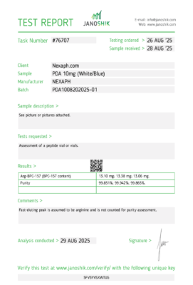 PDA 10mg (10 vials/kit) for sale online near me - nexaph