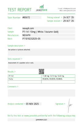 PT 141 10mg for sale online in USA - NEXAPH