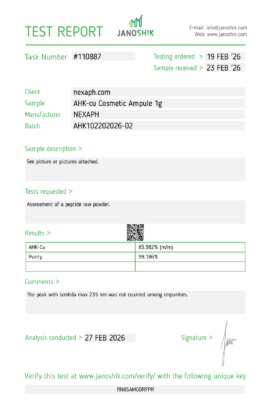 AHK-cu Cosmetic/Topical 5x 1g Ampules for sale - NEXAPH
